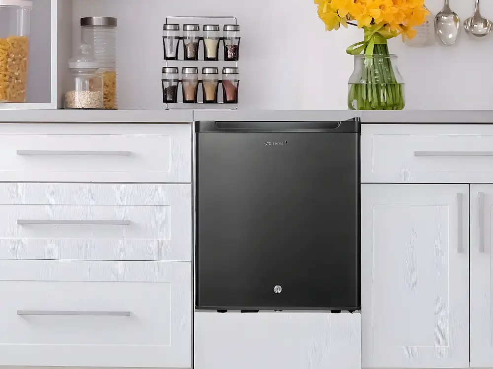 Mini bar termoeléctrico - 38L - Puerta reversible - Negro