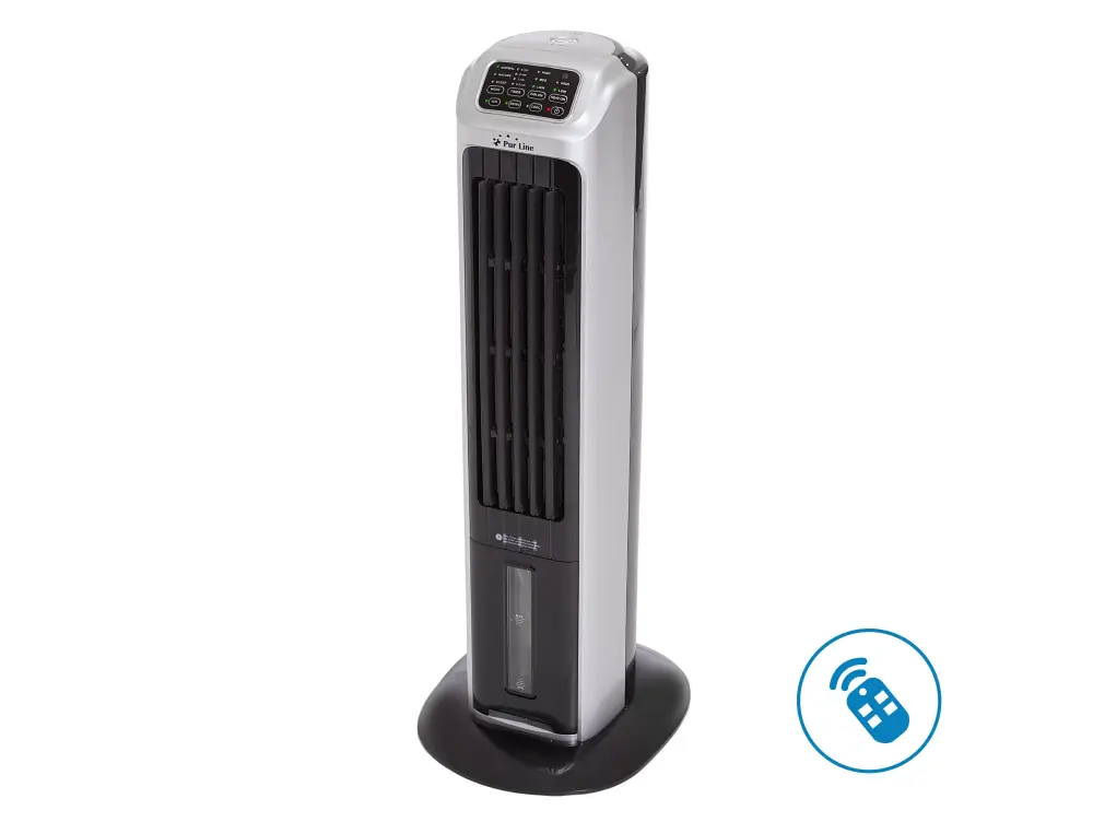 Acondicionador sin Instalación Climatizador evaporativo de bajo consumo con calefactor e ionizador