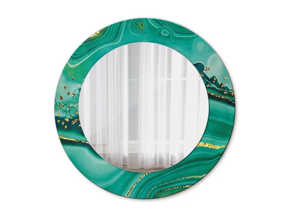 Espejo decorativo redondo - Agate Marble - 50 cm