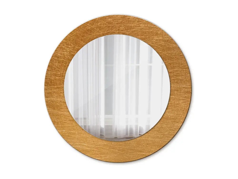 Espejo decorativo redondo - Estilo loft vintage - 50 cm
