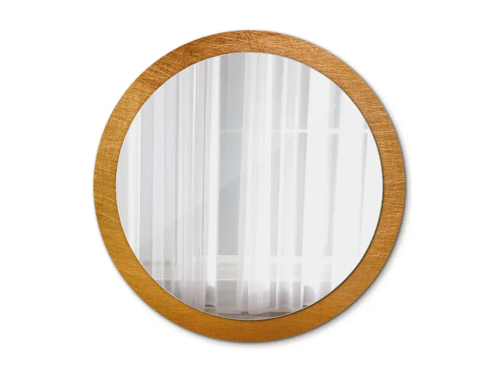 Espejo decorativo redondo - Estilo loft vintage - 100 cm