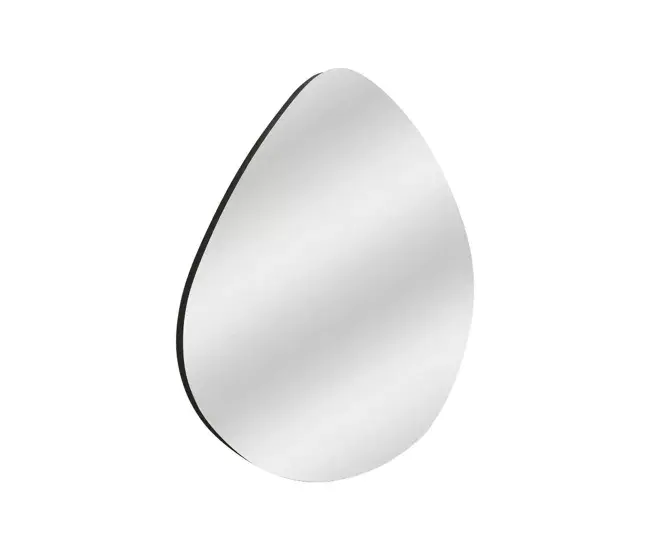 Espejito Dodentha, Espejo, Objeto de decoración de pared, Decoración de espejo, 60x2h60 cm, Negro