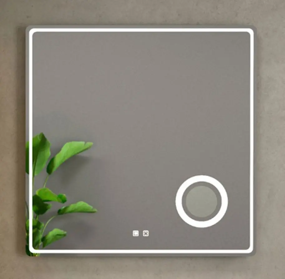 Espejo de baño LED | sensor táctil on/off | lupa aumento 3x | 120cm x 80cm