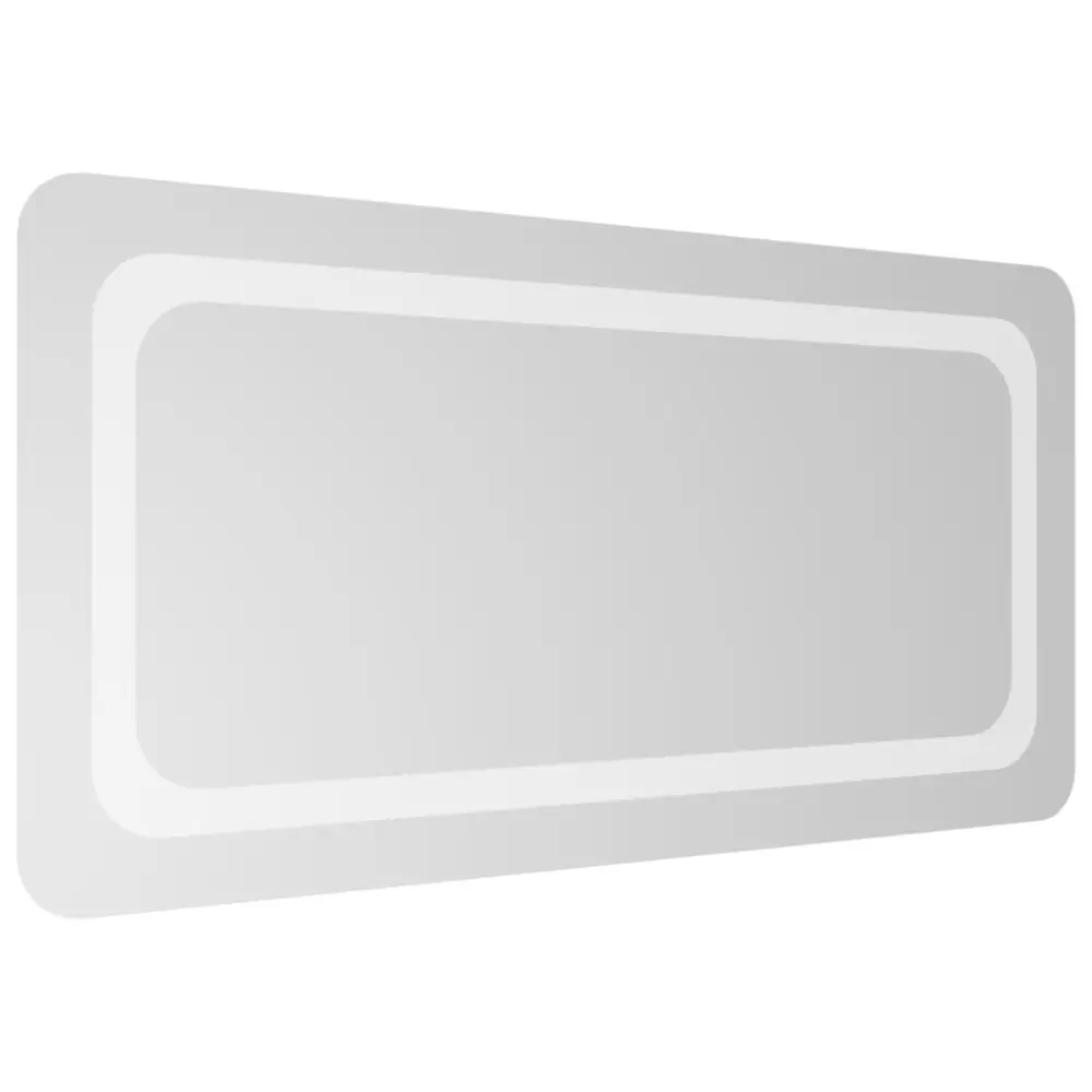 Estante de Ducha vidaXL espejo de baño con LED 40x80 cm