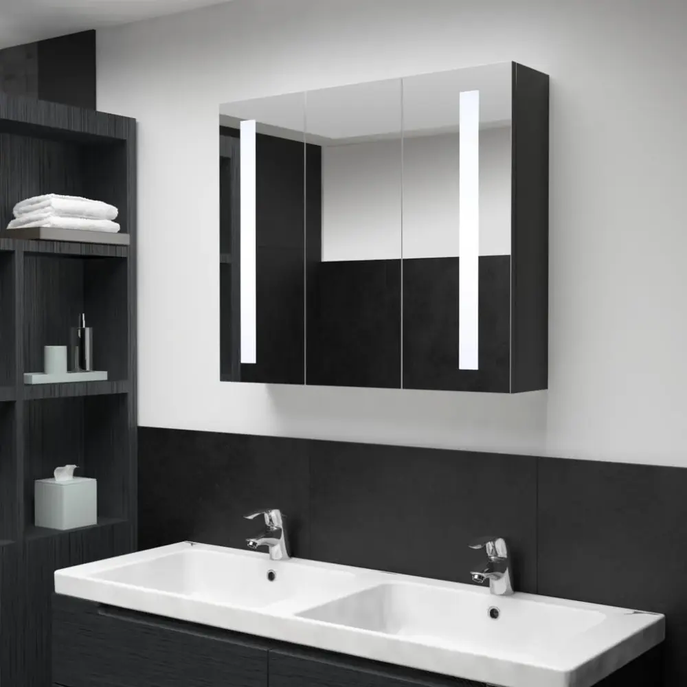 Mobile bagno Omar con specchio e LED | Luxeline con Resistencia al Agua