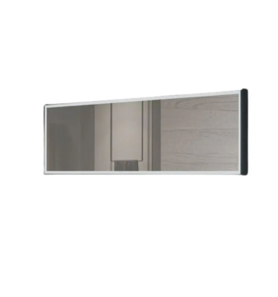Portarrollos de Toilet Espejo rectangular LED, -oro rosa-negro 40x160 negro 4000k neutra