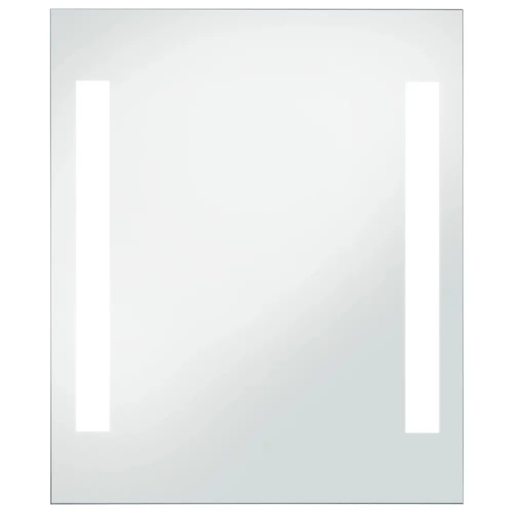 vidaXL espejo de pared de baño con LED 50x60 cm