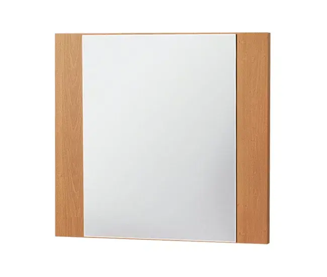 Espejo de Aumento con Luz Espejo Clásica En Color Cerezo 72x64x2 cm Para Dormitorio