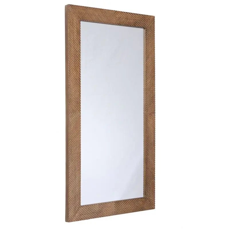 ESPEJO PARED 56X101CM MADERA