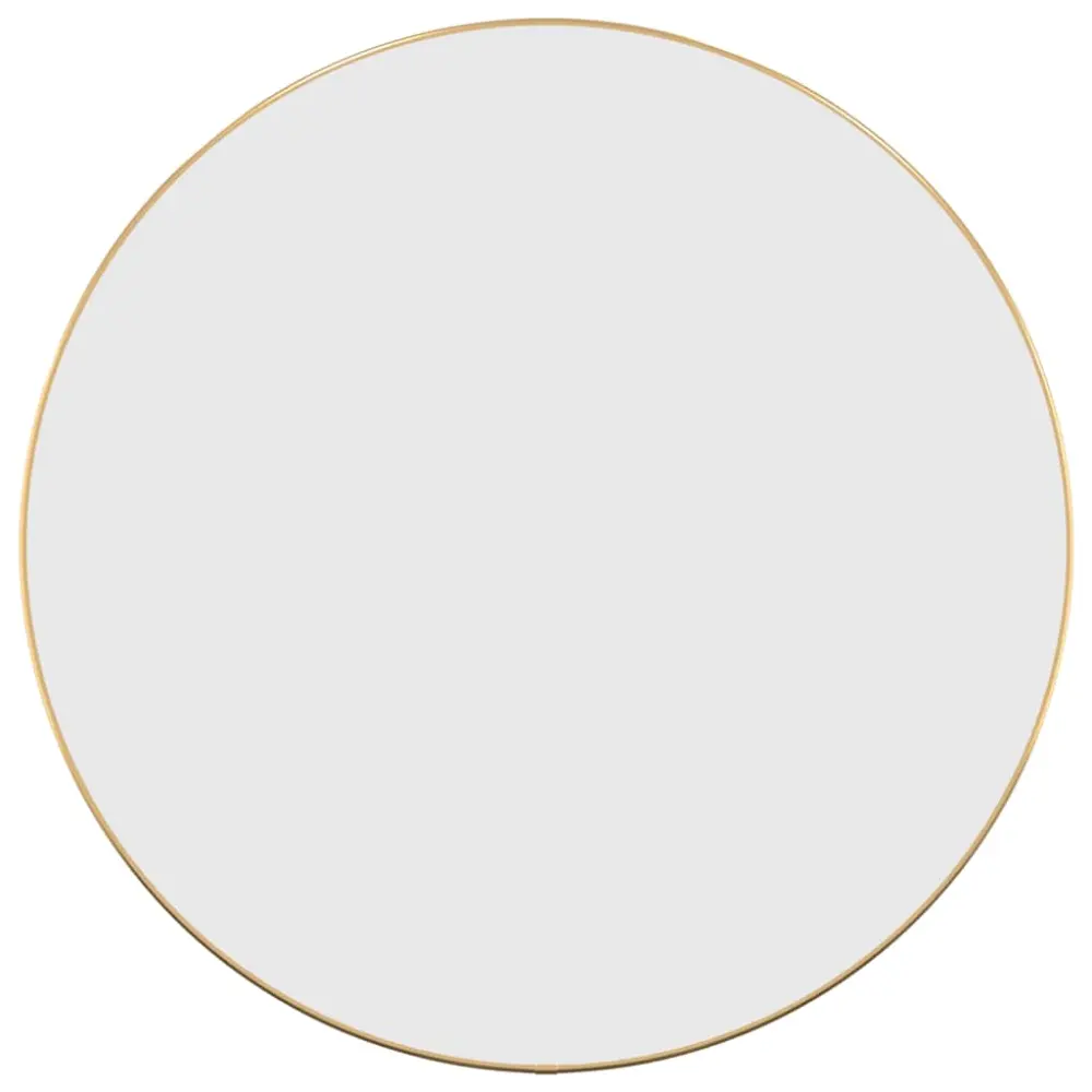 Certificado Ecológico vidaXL espejo de pared redondo dorado ø 60 cm