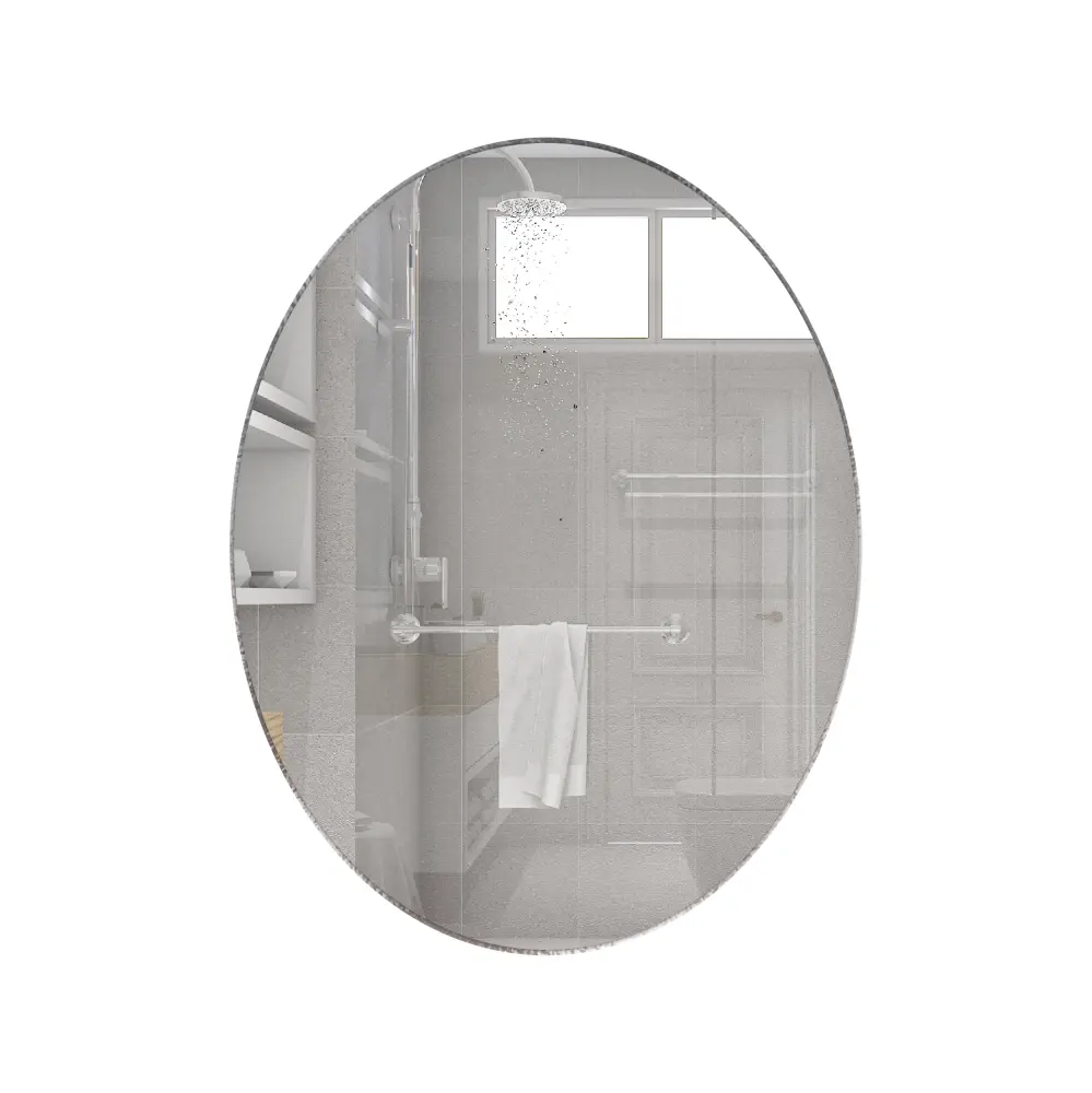 Espejo Luminoso Redondeado - 001009 - 50x70cm en Dorado Mate