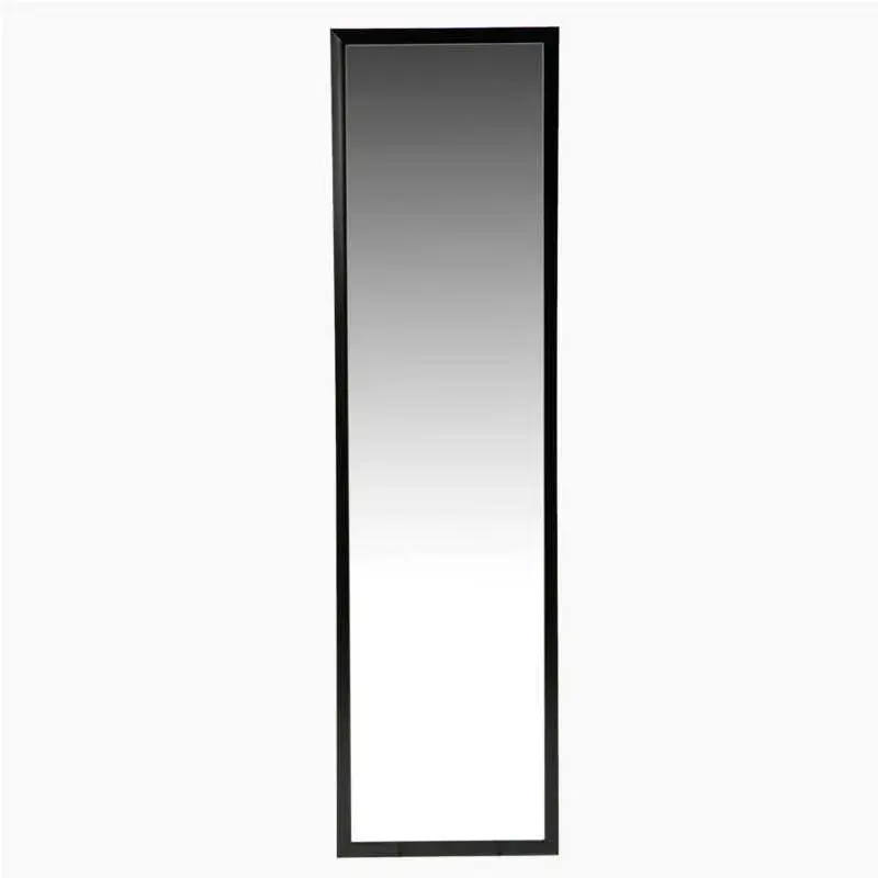 Espejo de pared con marco negro 123x33x1 cm con Aumento 10X