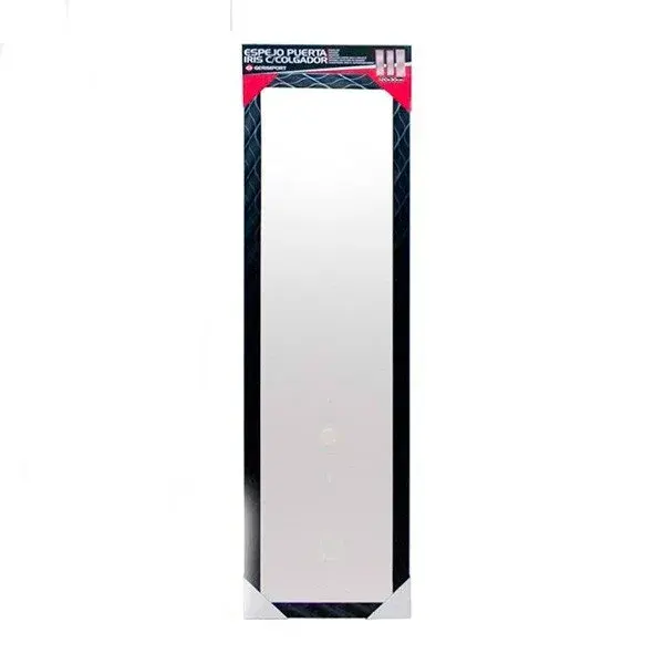 Premium de Vidrio Templado Espejo Iris con puerta + colgador 128x37 cm