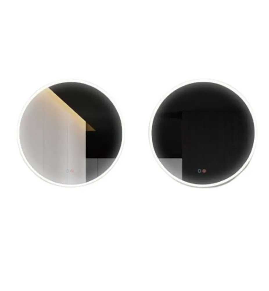 Premium de Vidrio Templado Espejo redondo LED antivaho mod. Atenas ø 60 6500k frí