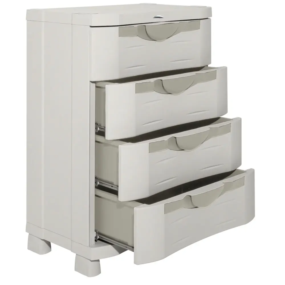 Cajonera 70 cm Space Saver Plastiken Marfil