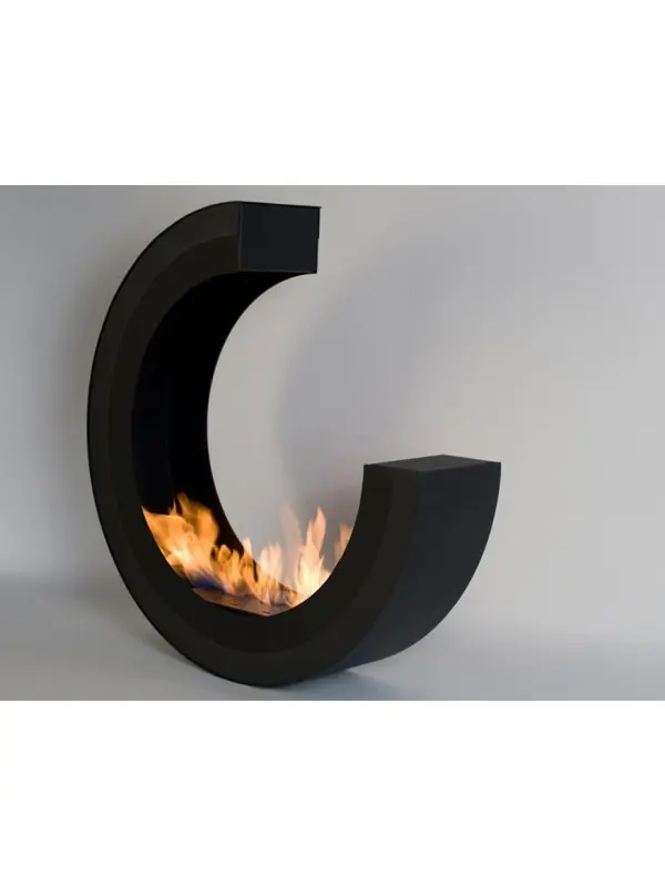 Erta c - biochimenea independiente de color negro con Mando Distancia