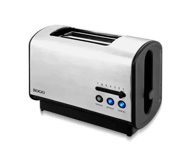 TOSTADORA INOX- 2 REBANADAS - 850W con Jarra de Vidrio
