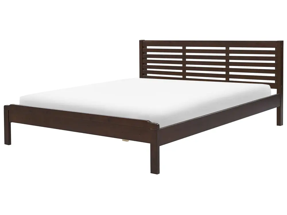 Cama madera carnac 180 x 200 cm marrón turbio