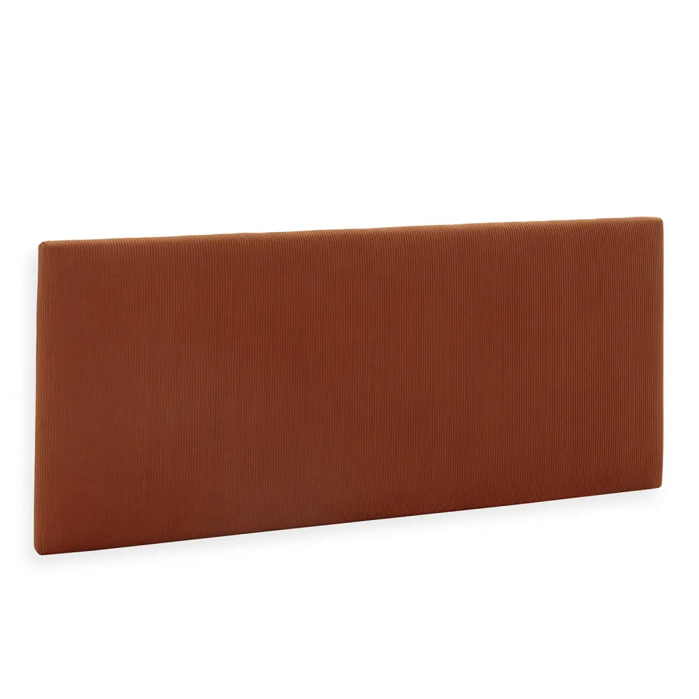 Sujetador de esquinas Cabecero tapizado bari 160x60 cm teja