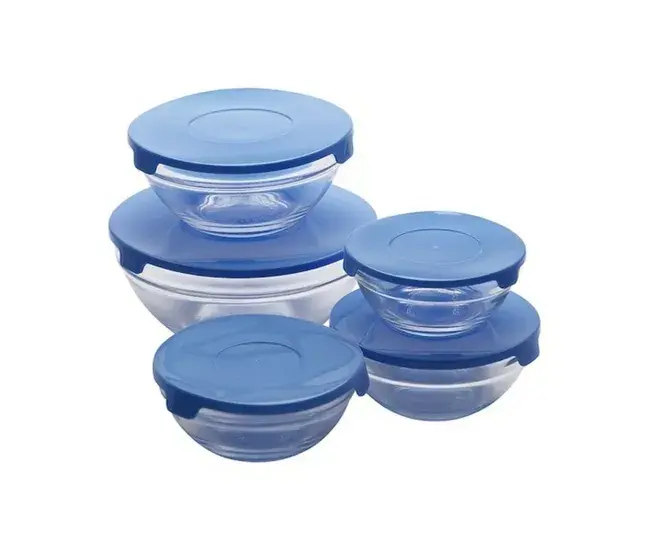 Set de Fiambreras Renberg RB-4419-BL Azul 30 x 30 x 30 cm (5 pcs)