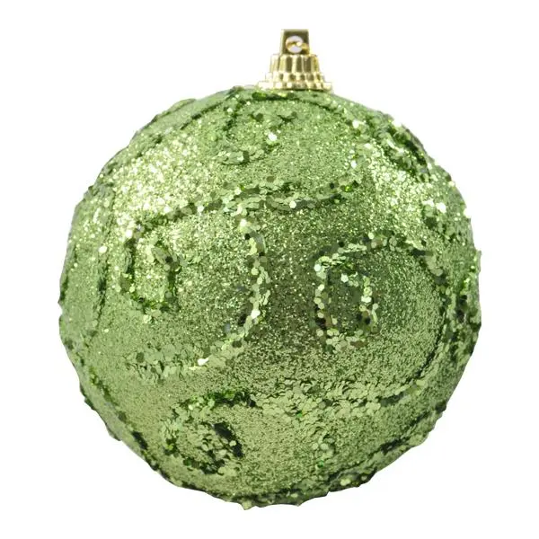 Estatuilla Vintage ESFERA 80 MM NAVIDAD HT-A01941 VERDE MANZANA BRIDGECO