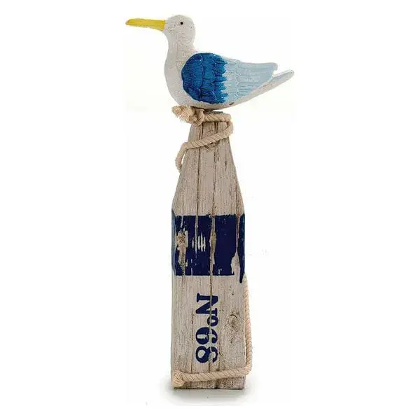 Figura Decorativa Madera (7 x 38 x 21 cm) con Superficie Resistente Manchas