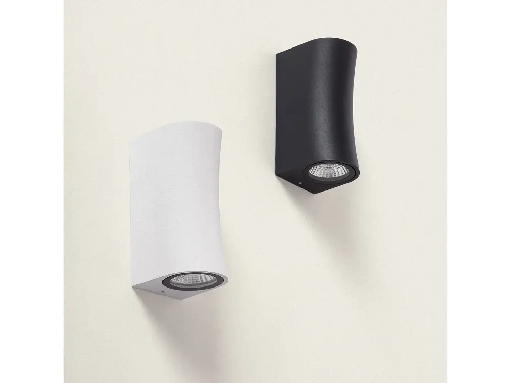 Aplique de Pared Exterior LED 6W Aluminio Superficie Hallek Blanco