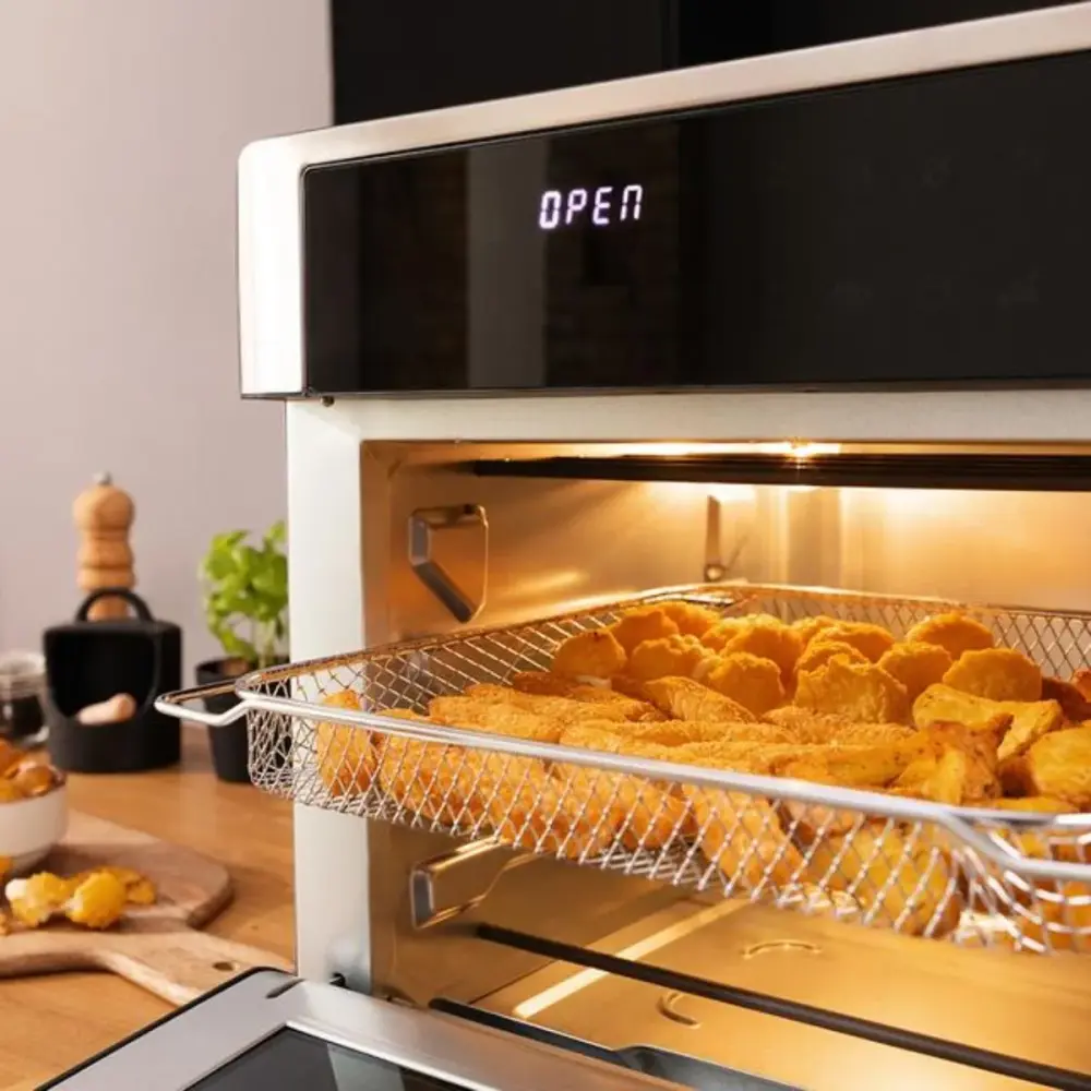 Freidora de aire Cecotec Bake&Fry 3000 Touch Acerado 30L 1600W tipo horno acero inox