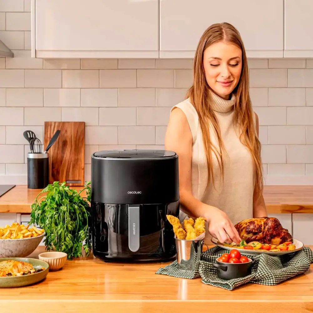 Freidora de aire Cecotec Cecofry Fantastik 6500 1700W 6,5L negro