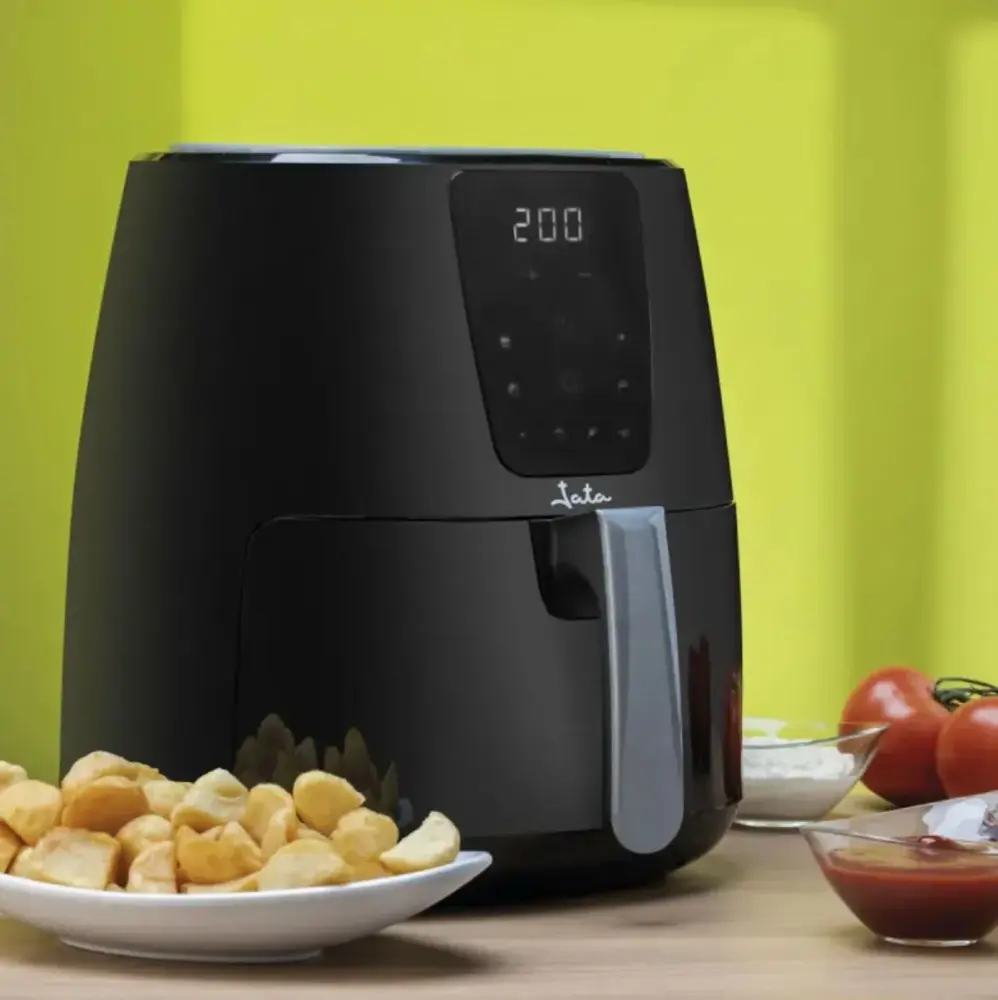 Freidora de aire Jata JEFR1225 1300W 5L 8 programas negro