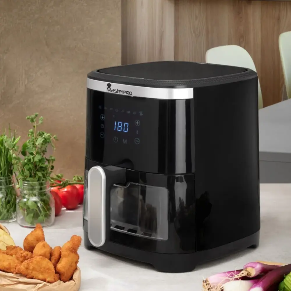 Freidora de aire Masterpro Rocket 420 BGMP9315 1300W 4,2L negro