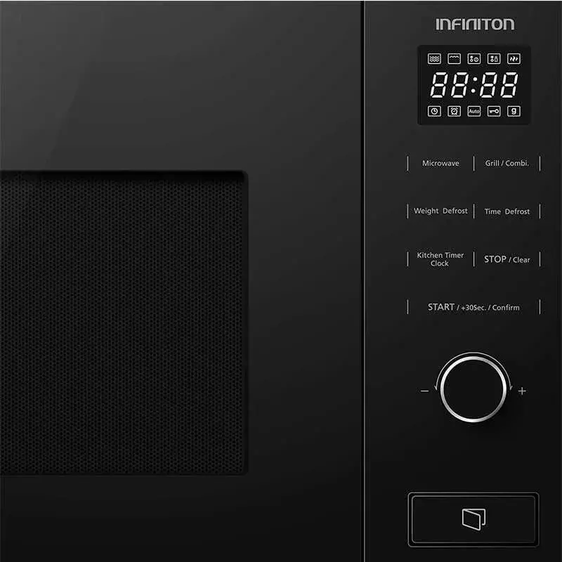 Microondas encastrable Infiniton IMW-SS20L 20L 800W grill negro/inox