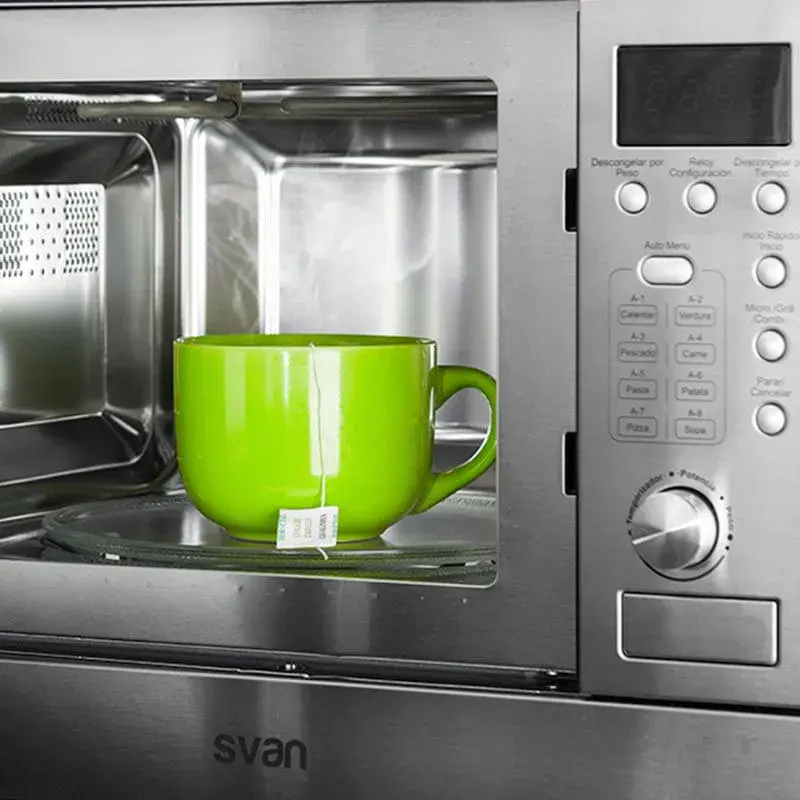Microondas de integración Svan SVMW820EIA 800W 20L con grill inox