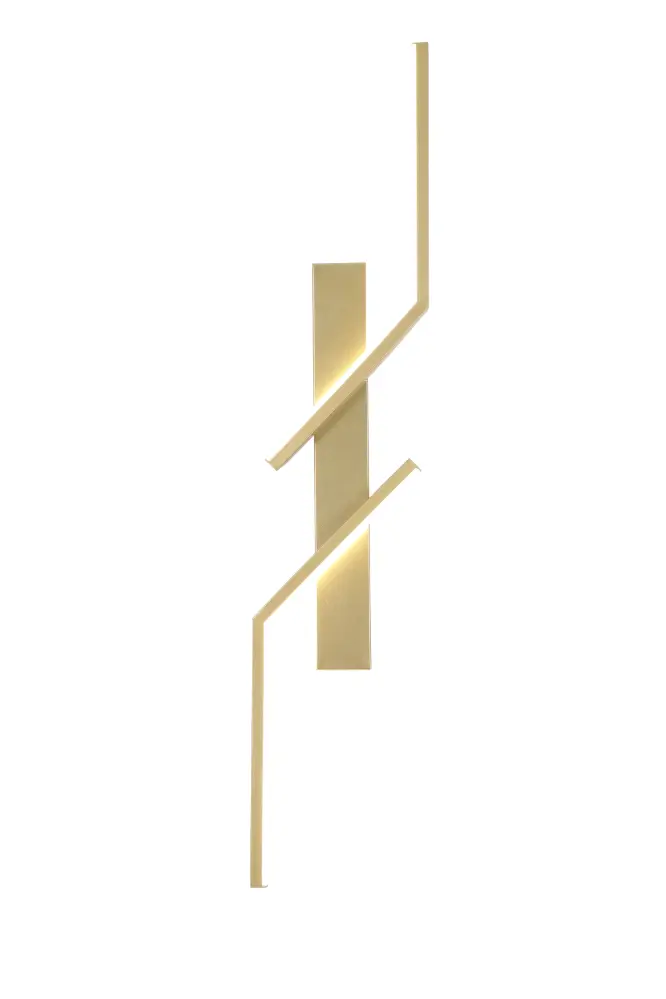 Zen Premium Luminaria de pared Perisco Tecnohome dorado luz cálida 3000k