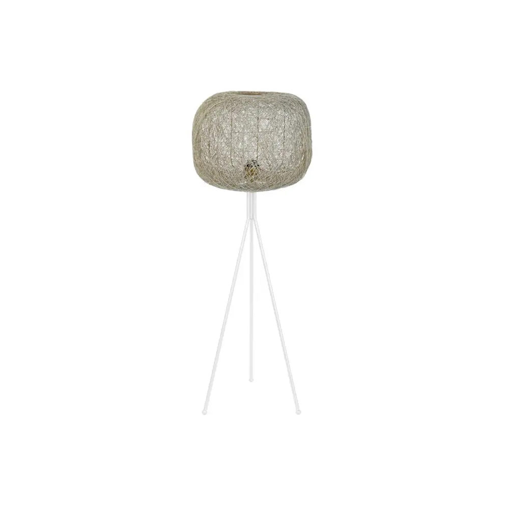 LAMPARA PIE METÁLICO 41X41X109 BLANCO