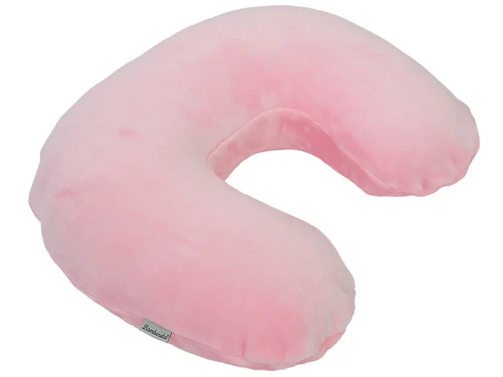 Cojín Lactancia Amplio + Funda + Cojín Bebé Ultra Soft Rosa