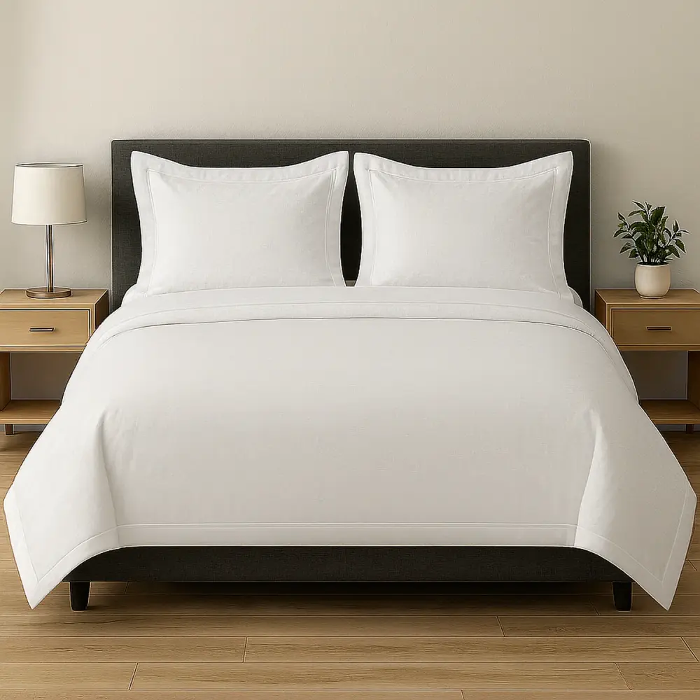 Funda Duvet Individual 300 Hilos. 50% Algodón 50% Poliéster Medida 1.70 x 2.40 m con Garantí de 2 ños