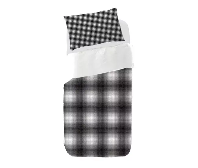 Premium Infantil Funda nórdica Infantil Vichy - Negro - Cama90 (160X270)