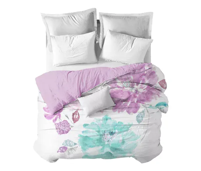 Funda nórdica Big Flow Malva Big Big Flow - Arcoíris - Cama90 (160X270) con Cremallera Oculta