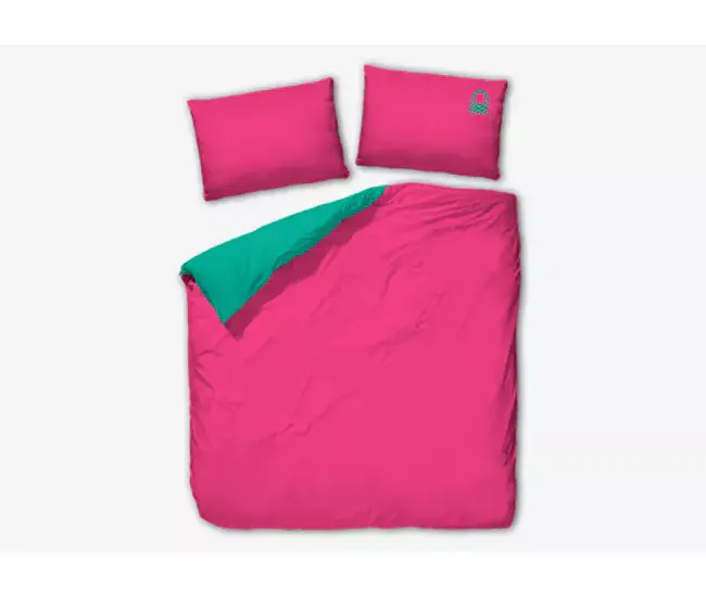 Juego de fundas nórdicas Funda nórdica BENETTON rosa/verde 90cm