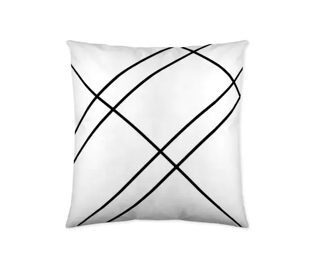 NATURALS - Funda de Cojin Estampado - Sin relleno - 50x50 Cm - Algodón Extra Tierno - Fabricado en Españ - LINE con Rell...