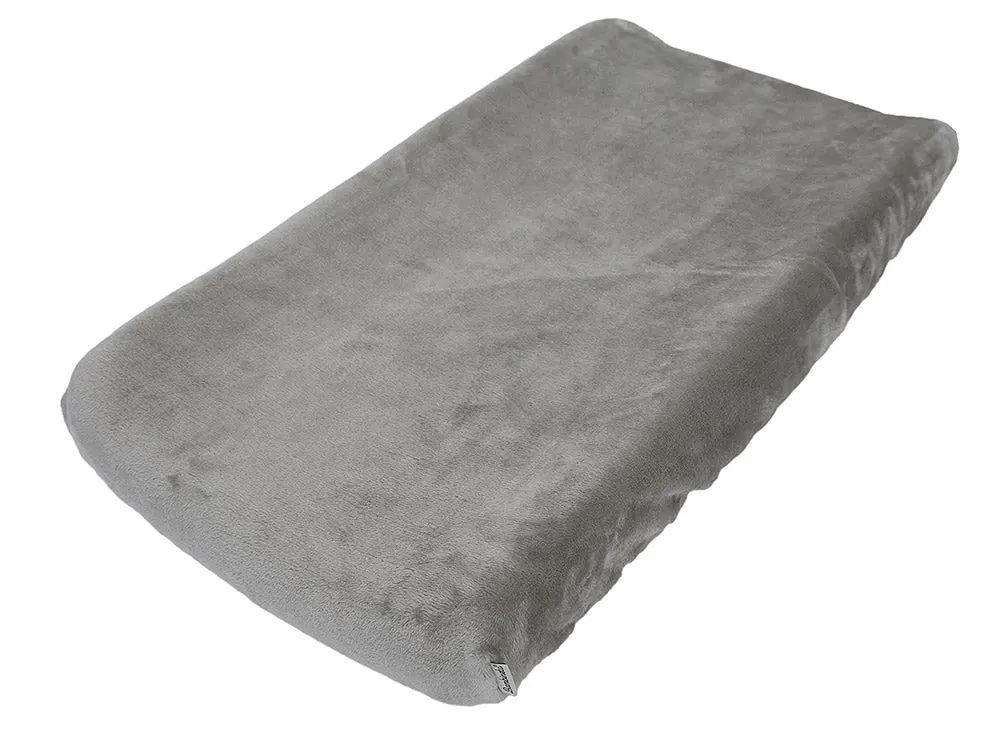 Colchón Cambiador + Funda Ultra Mullido Gris