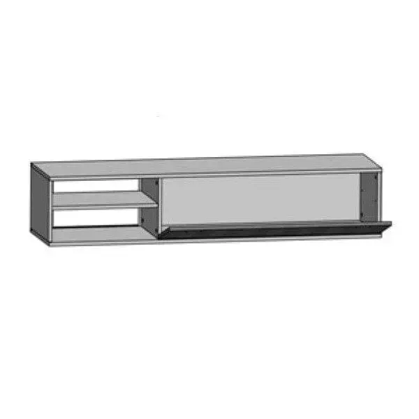 Salón Fox betón industria / blanco con Cojines Incluidos