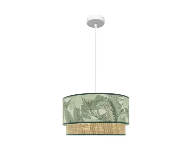 lampara de techo acero color verde serie congo 40cm