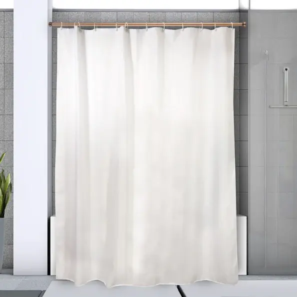 Barra para cortina de ducha/bañera extensible sin taladrar en aluminio de Spirella Kreta cobre 125-220 cm