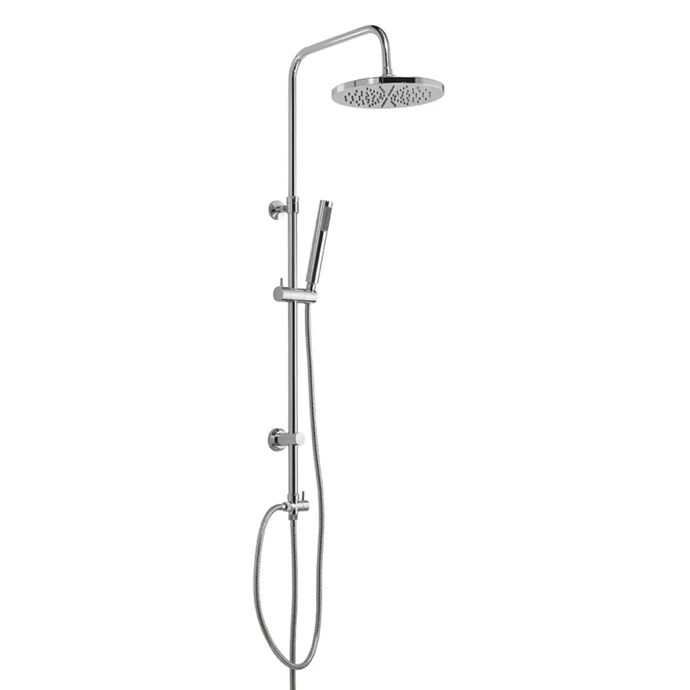 Colonna doccia con soffione 25 cm e doccetta modello Star 00 di Gedy - Cromato