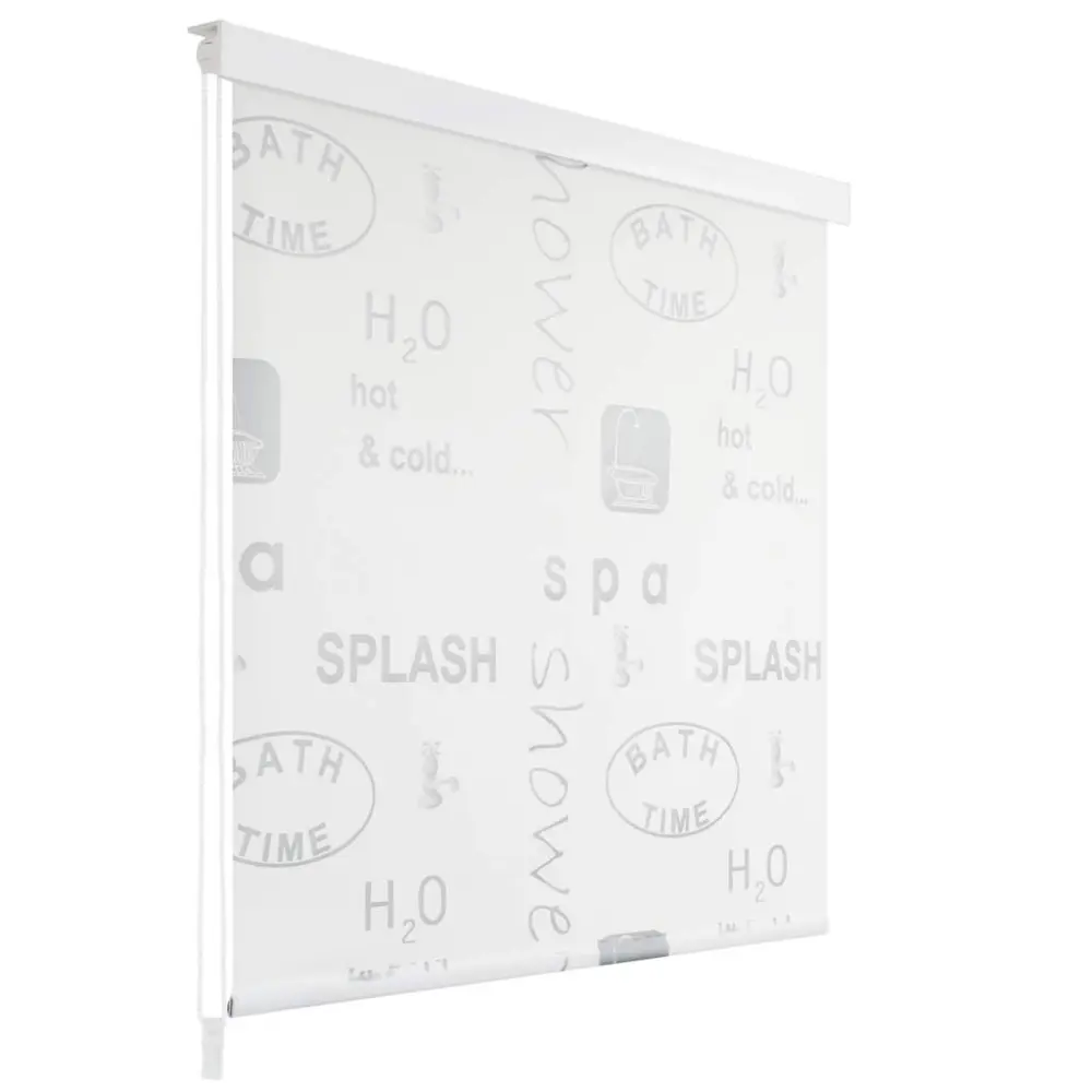 vidaXL persiana enrollable de ducha splash 100x240 cm