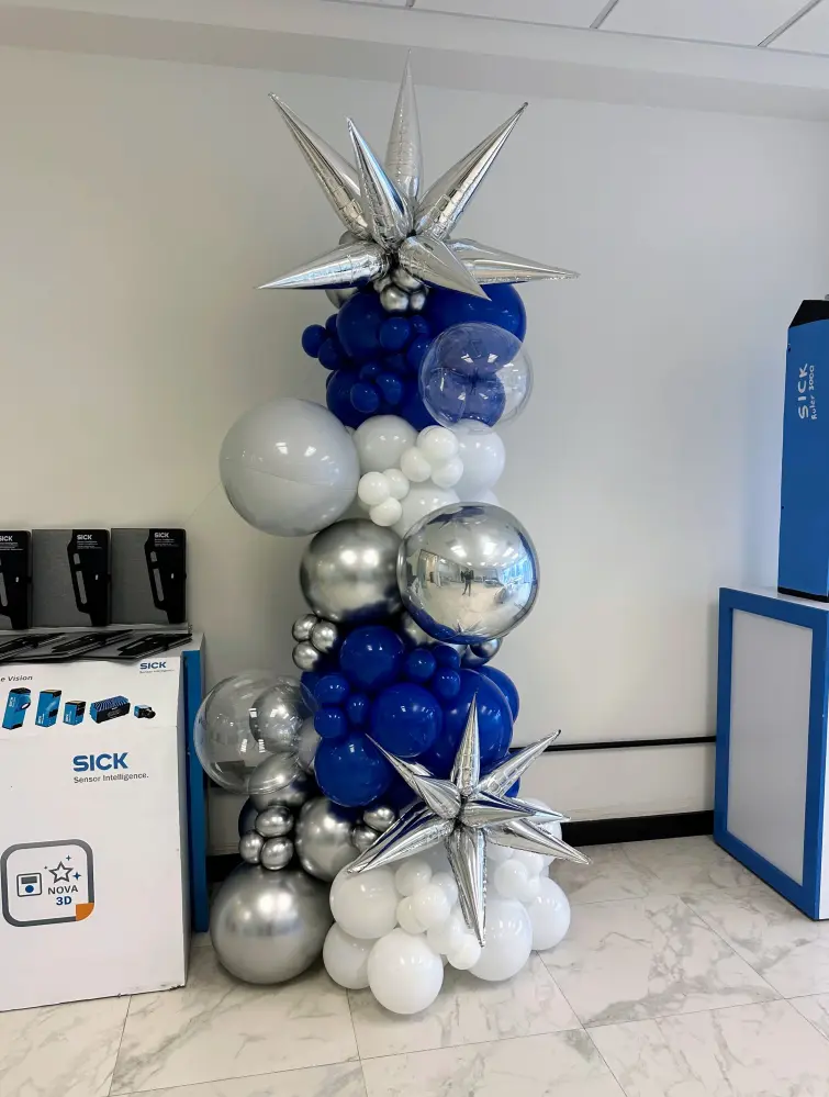 Columna de Globos con Estrellas para Cumpleaños
