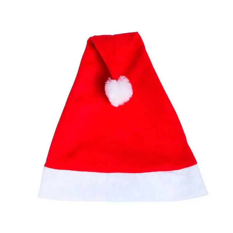 Fiesta Premium Gorro de Santa Claus para adulto rojo 41x30 cm