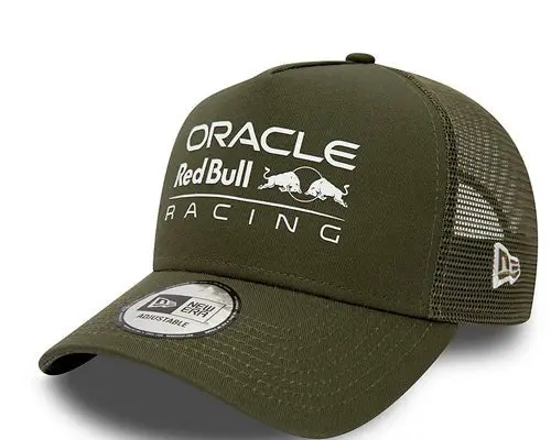 Gorra F1 Oracle Red Bull Racing Seasonal Trucker Menta | F1 Apparel en Color Neón